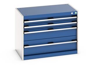 Bott Cubio 4 Drawer Cabinet 800Wx525Dx600mmH 40012093.**